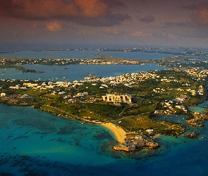 Bermudy, Hotel The Fairmont Hamilton Princess, Morze, Wyspa