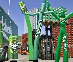 Carlsberg, Reklama, Dmuchana