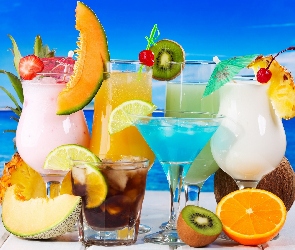Lato, Drinki, Kolorowe