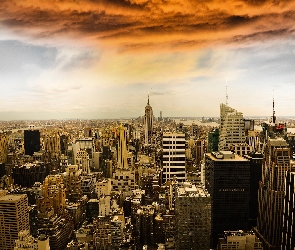 Nowy, Zjednoczone, Stany, Jork, Manhattan