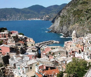Włochy, Liguria, Riwiera, Panorama