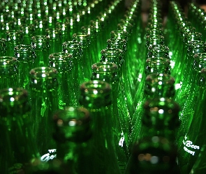 Piwa, Butelek, Rzędy, Zielonych