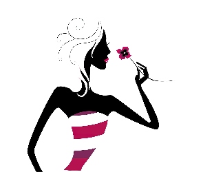 Kwiat, Dziewczyna, Grafika