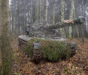 Czołg, Kamuflaż, Las