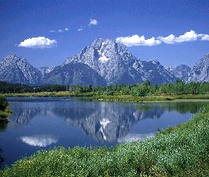 Krzew, Jezioro, Góry