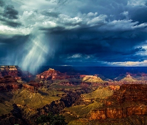 Chmury, Arizona, Park Narodowy, Wielki Kanion
