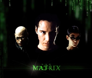 twarze, Trinity, Morfeusz, Neo, Matrix