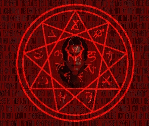 logo, twarz, okrąg, gwiazda, Legacy Of Kain Soul Reaver