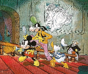 Goofy, Kaczor Donald, Myszka Miki