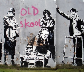 Banksy, Graffiti