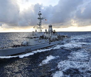 D-614, Cassard, Wojskowy, Statek, French, Frigate