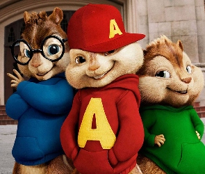 Wiewiórki, Trzy, Alvin i wiewiórki, Alvin and the Chipmunks