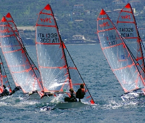 Zawodnicy, Windsurfing, Regaty