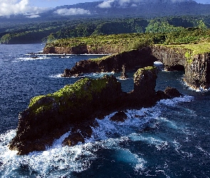 Hawaje, Maui, Skaliste, Wybrzeże