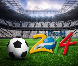 Brazylia, Stadion, 2014, Fifa, World, Piłka