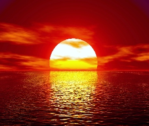 Słońca, Nad Morzem, Zachód