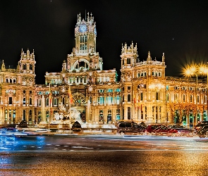 Nocą, Hiszpania, Madryt
