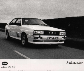 Broszura, Reklamowa, Audi Quattro