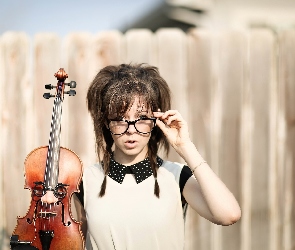 Skrzypce, Okulary, Lindsey Stirling