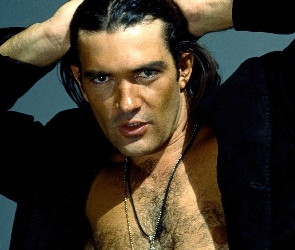 rozpięta, marynarka, Antonio Banderas