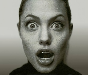 duże oczy, Angelina Jolie