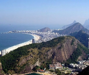 Plaża, Brazylia, Rio de Janeiro, Copacabanabeach