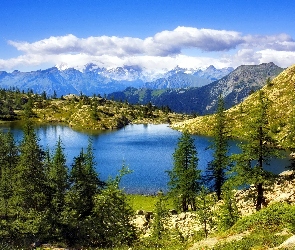 Szwajcaria, Bianco, Góry, Jezioro
