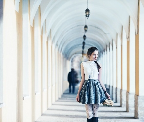 Książki, Styl, Brunetka, Moda