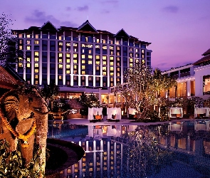 Tajlandia, Chiang Mai, Basen, Hotel