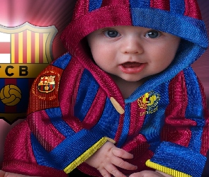 FC Barcelona, Kibic, Nożna, Piłka, Dziecko