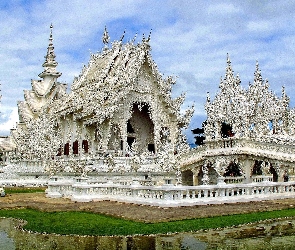 Tajlandia, Wat Rong Khun, Świątynia