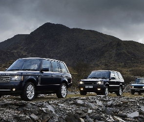 Samochody, Wyprawa, Góry, Range Rover