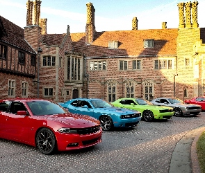 Samochody, Domy, Challenger, Dodge