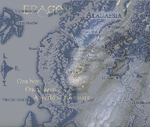 mapa, napisy, Eragon
