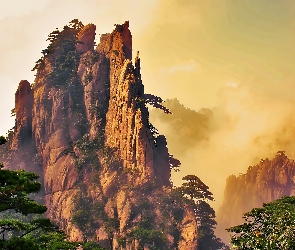 Góra, Mgła, Huangshan