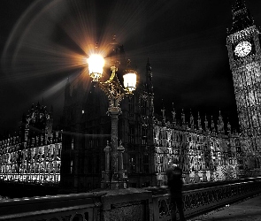Latarnia, Lampa, Londyn, Big Ben