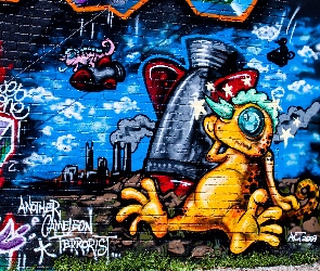 Mural, Street art, Kolorowy