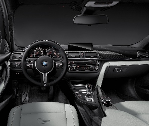 BMW M3, wnętrze, kokpit