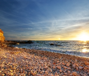 Plaża, Morze, Kamienie