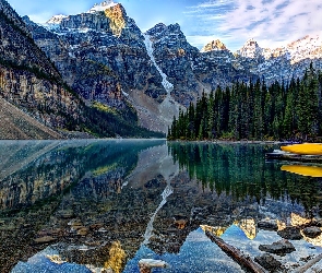 Jezioro, Świerki, Góry