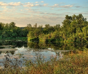 Jezioro, Odbicie