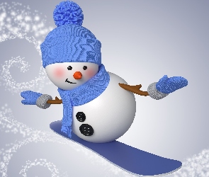 Bałwan, Snowboard