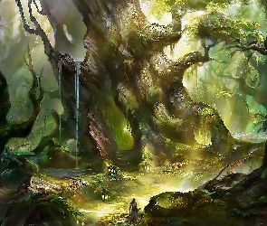 Tajemniczy, Las, Fantasy