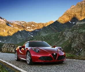 Góry, Droga, Alfa Romeo, 4C