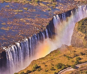Wodospad, Wiktorii, Zambia