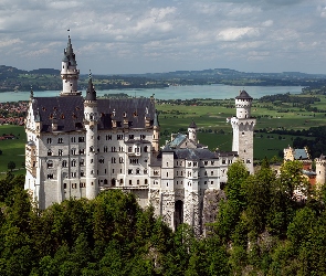 Niemcy, Bawaria, Zamek, Neuschwanstein