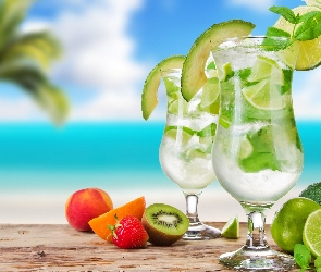 Plaża, Drinki
