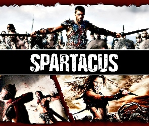 Spartacus, Walka, Crixus, Saxa, Serial