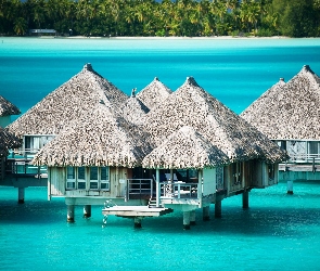 St.Regis, Bora Bora, Morze Domki