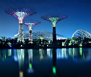 Ogród, Futurystyczny, Singapur